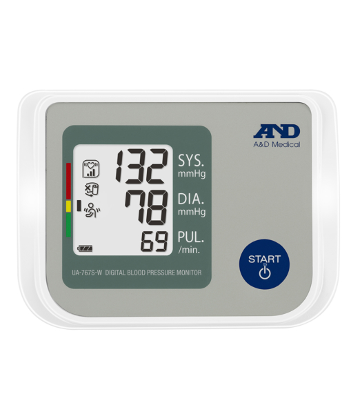 A&D UA-767S / UA-767S-W Standard Upper Arm Blood Pressure Monitors