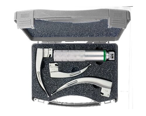 fo laryngoscope set adult 1handle 3blades 0362020 011 KaWe F.O . Laryngoscope Set- Adult 1 Handle + 3 Blades 03.62020.011