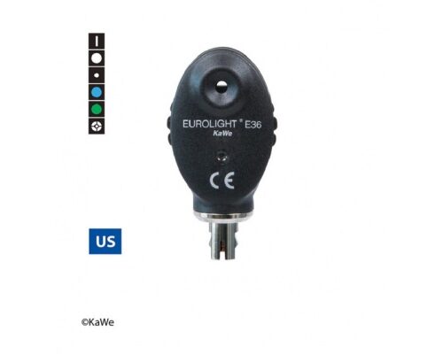 kawe eurolight e36 us25v ophthalmoscope head KaWe EUROLIGHT E36 / US, 2.5 V ophthalmoscope head